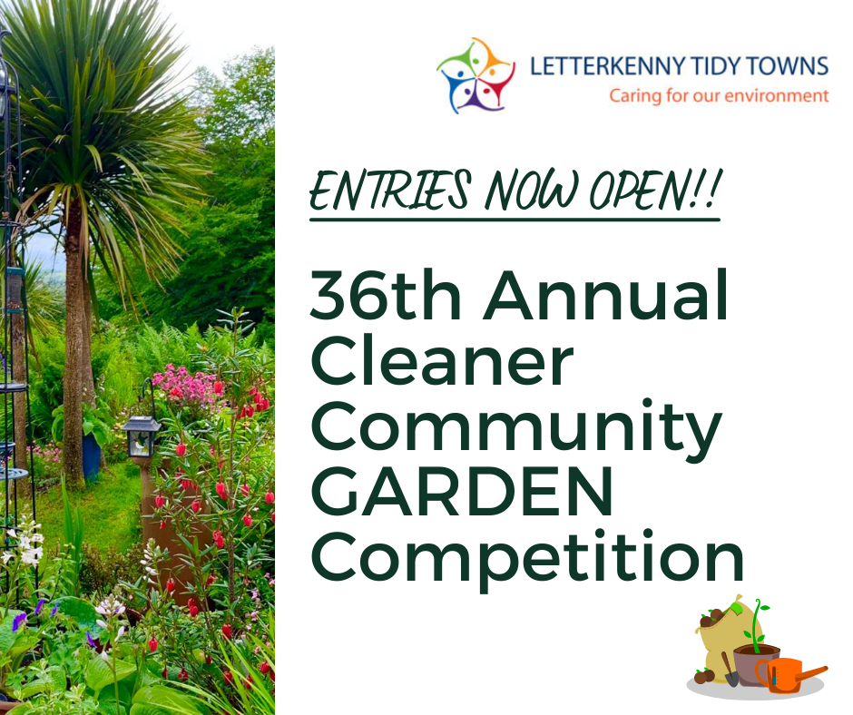 Letterkenny Tidy Towns launch the 36th Annual Cleaner Community Garden Competition